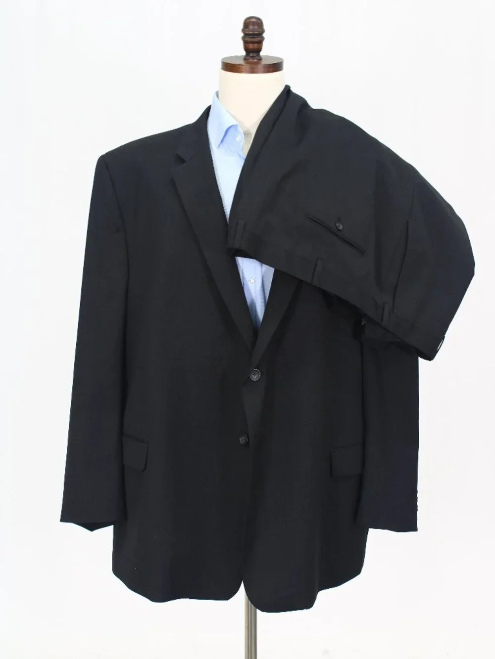 Pronto Uomo 56R 54x29 Gray Full Suit 2-Button Solid R935